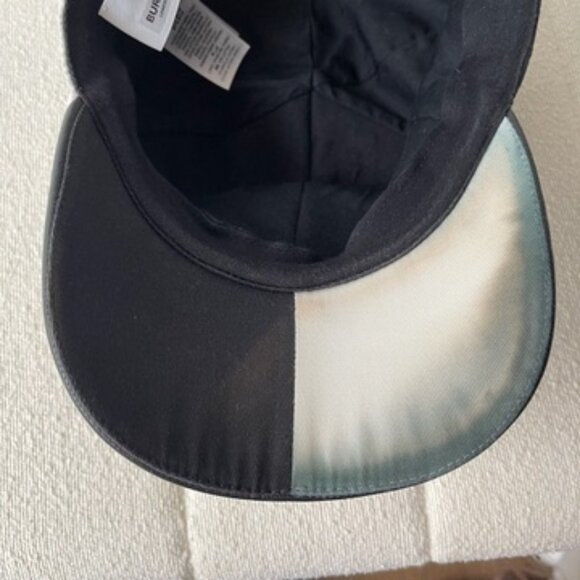 Burberry Black and White TB Logo Cap - Picture 9 of 10